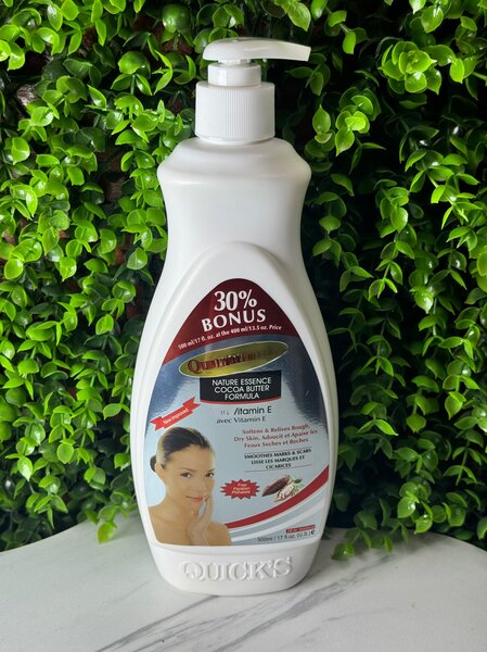 Lotion clarifiant au beurre de cacao