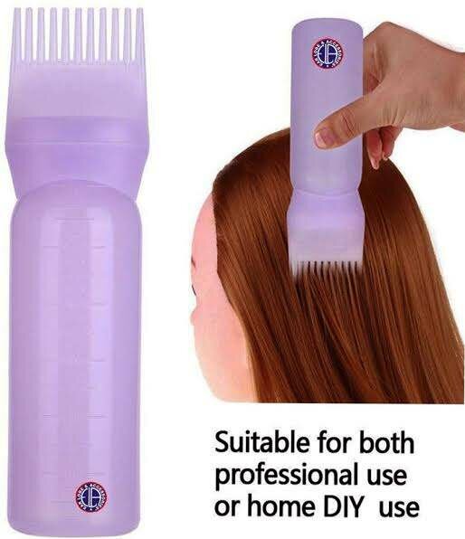 Root Comb Applicator Bottle 6 OZ Hair Oil Applicator Applica