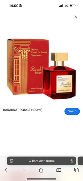 Barakkat Rouge Eau de Parfum 100ml