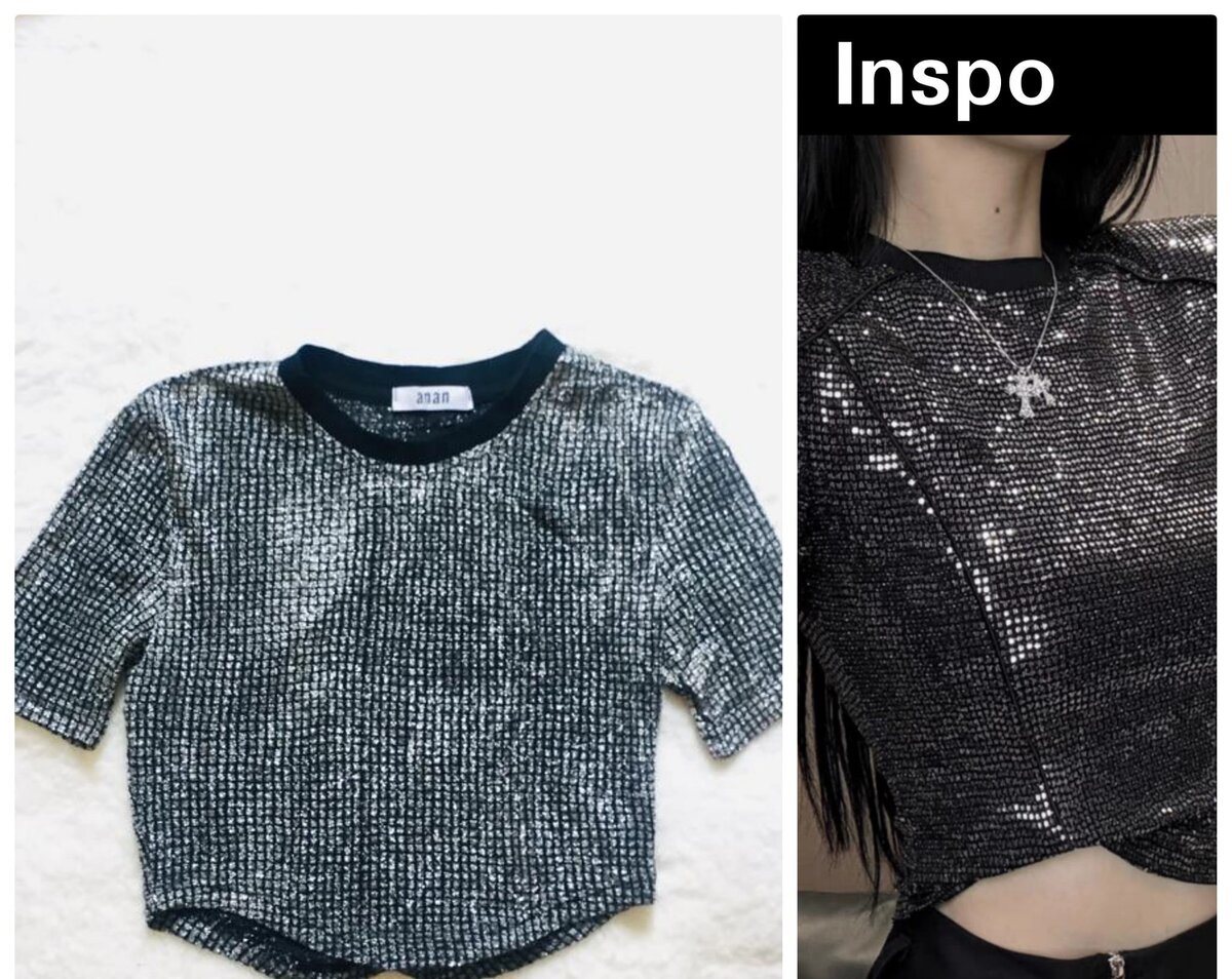 Salaula crop tops and tops