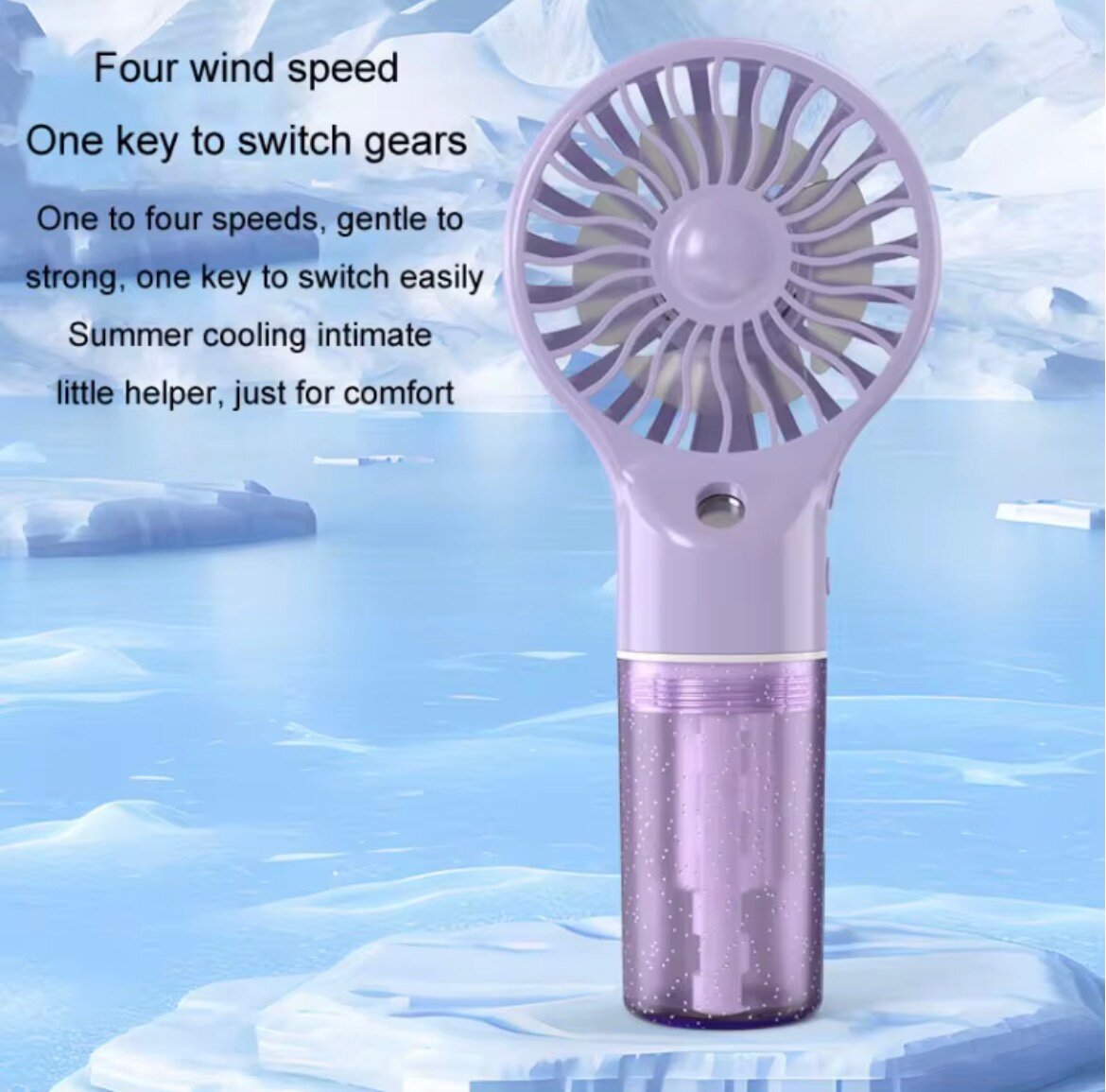 Ventilateur Brumisateur Portable 4 Vitesses