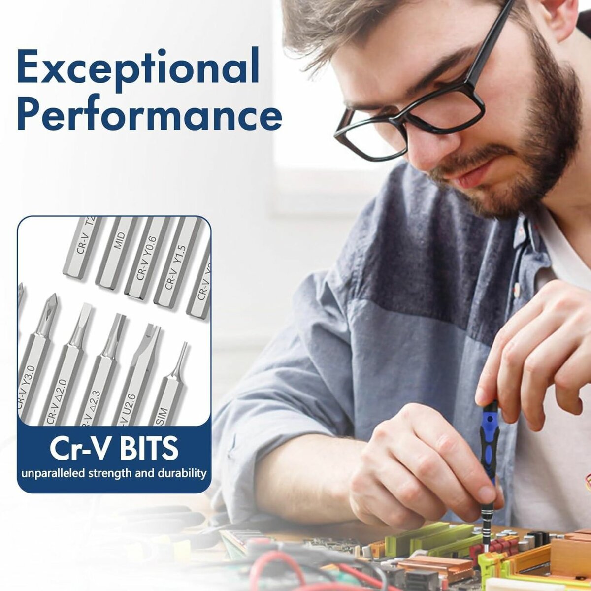 Jeu précis de tournevis 58 pièces