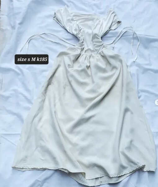 Stylish women's dress white