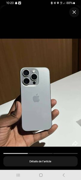 Smartphone dernière génération