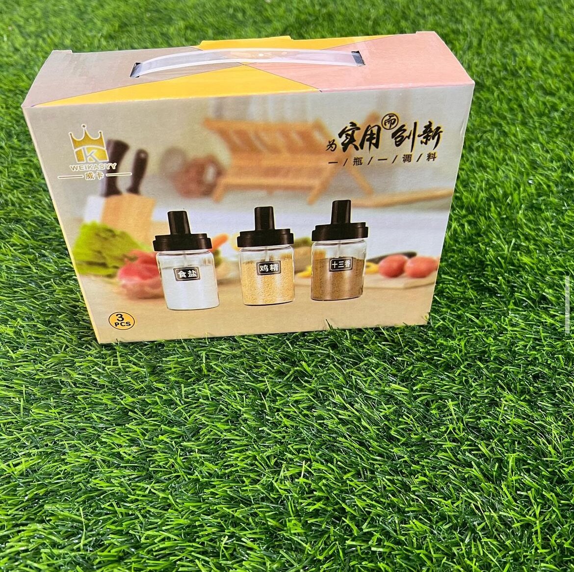 Glass Spice containers