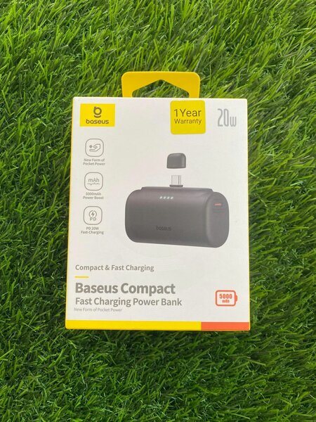 Baseus Compact Series 5000mAh Fast Charging Power Bank 20W