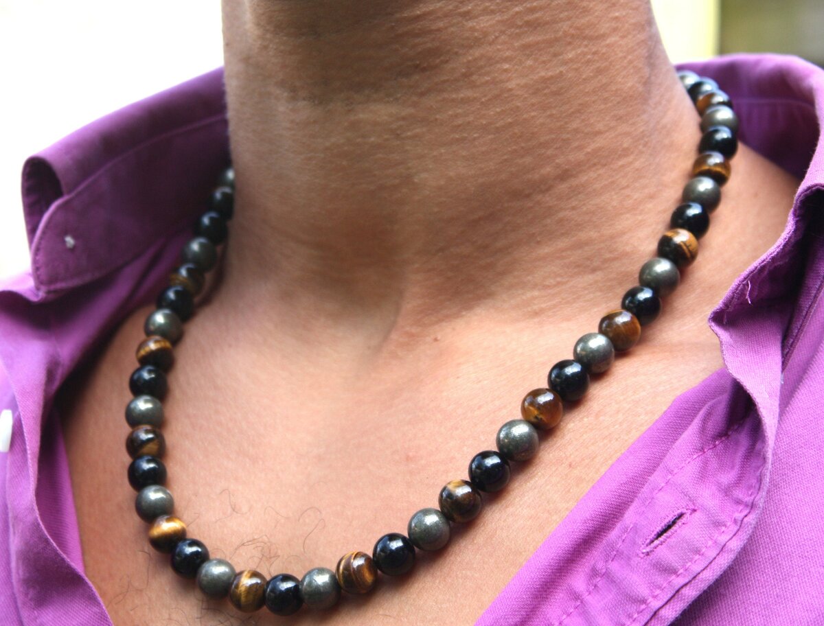 Collier en perles naturelles 8mm