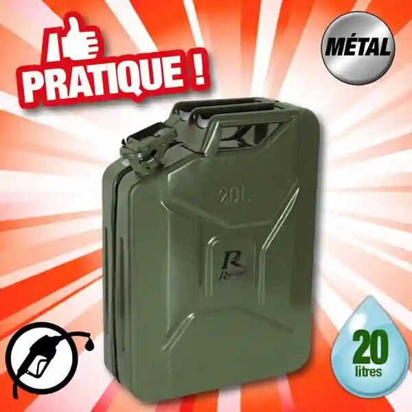 Jerrican Métal 20L robuste