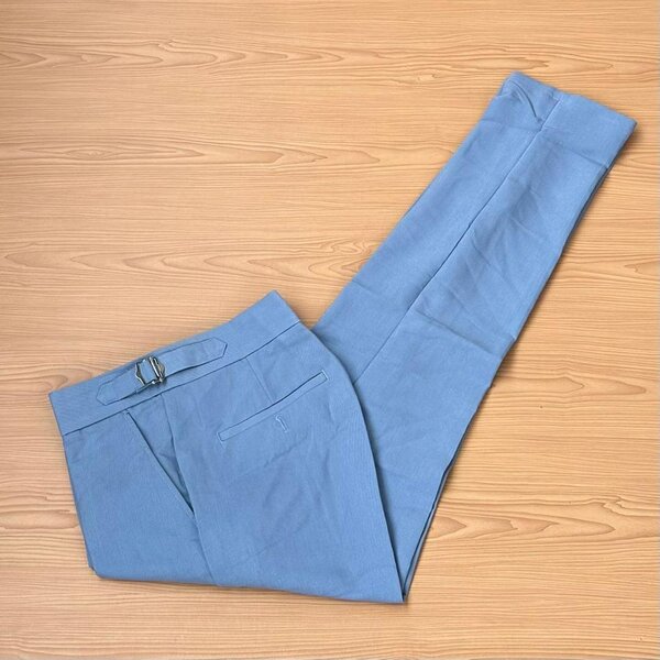 Gabardine material trousers