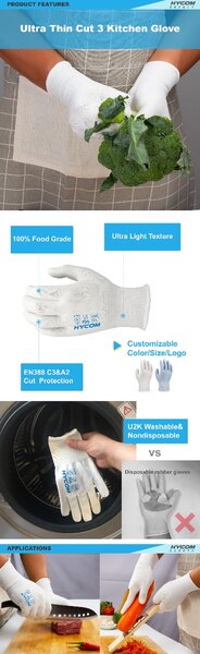 Gant de cuisine Anti-Coupure HYCOM SAFETY U2K