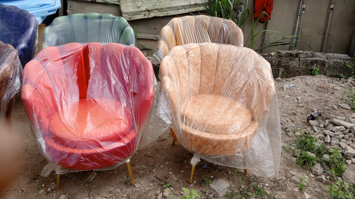 Fauteuil coquillage moderne