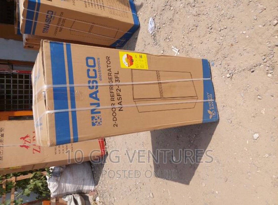 Nasco 112L Double Door Top Freezer Refrigerator