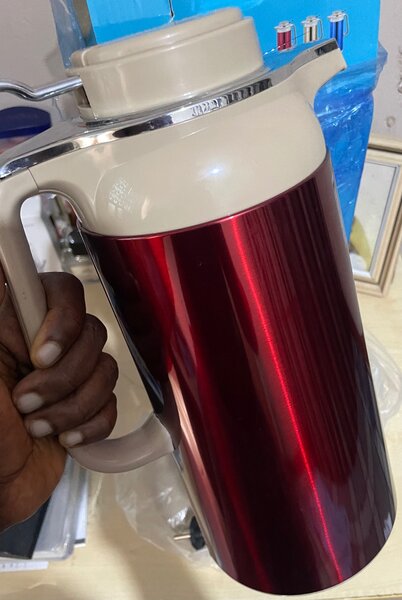 Electric Vacuum Flask Kettle 2.0L - Red