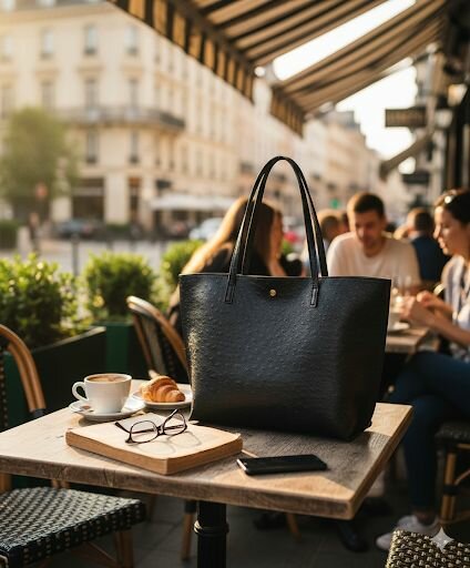 Sac cabas en cuir élégant