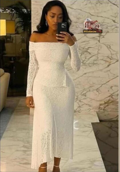 Robe élégante en dentelle