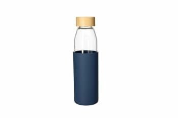 Borosilicate Bottle With Beach Wood Lid 24cm