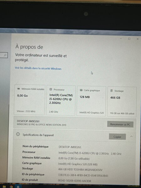 Ordinateur portable HP 14"