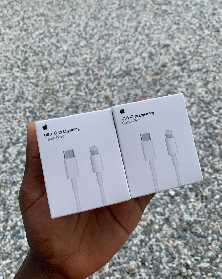 iPhone cables and power adapters