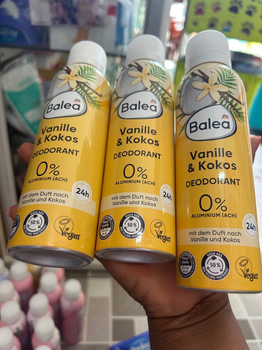 Déodorants Balea Vegan 48h