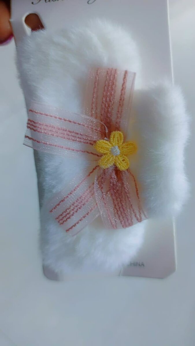 Barrette en fourrure douce