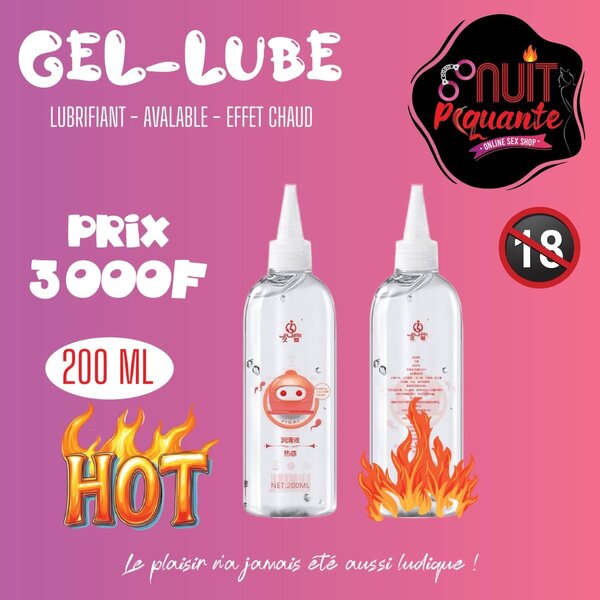 Lubrifiant Effet Chaud 200mL