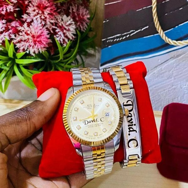 Montre de Luxe Dorée Homme