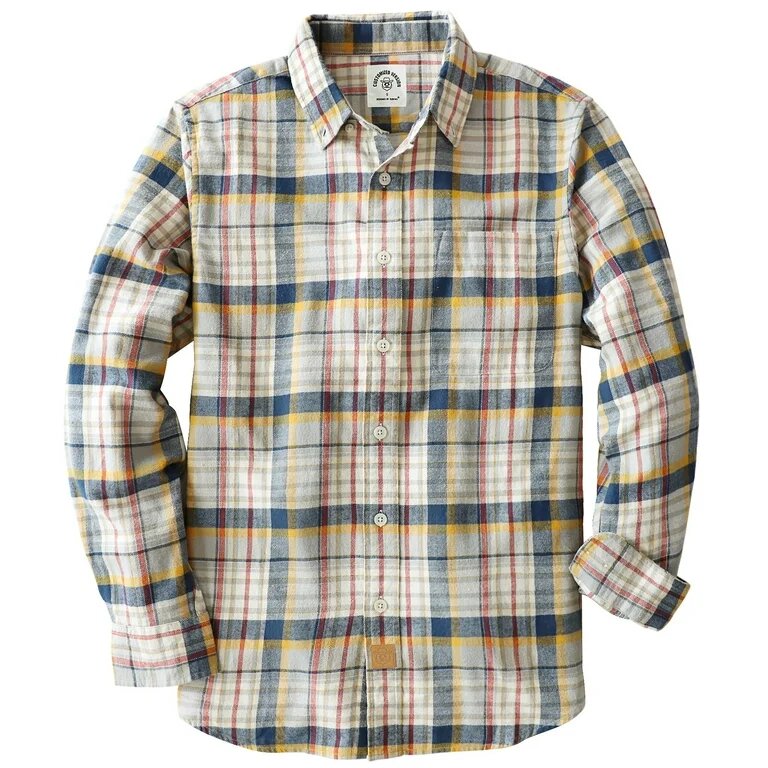 Checked flannel shirts