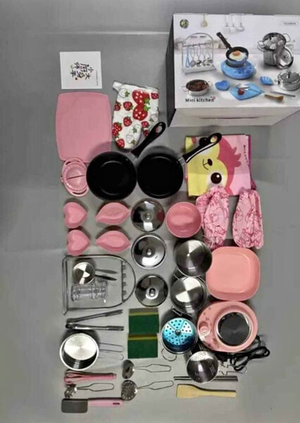 Set de Cuisine Enfant Rose