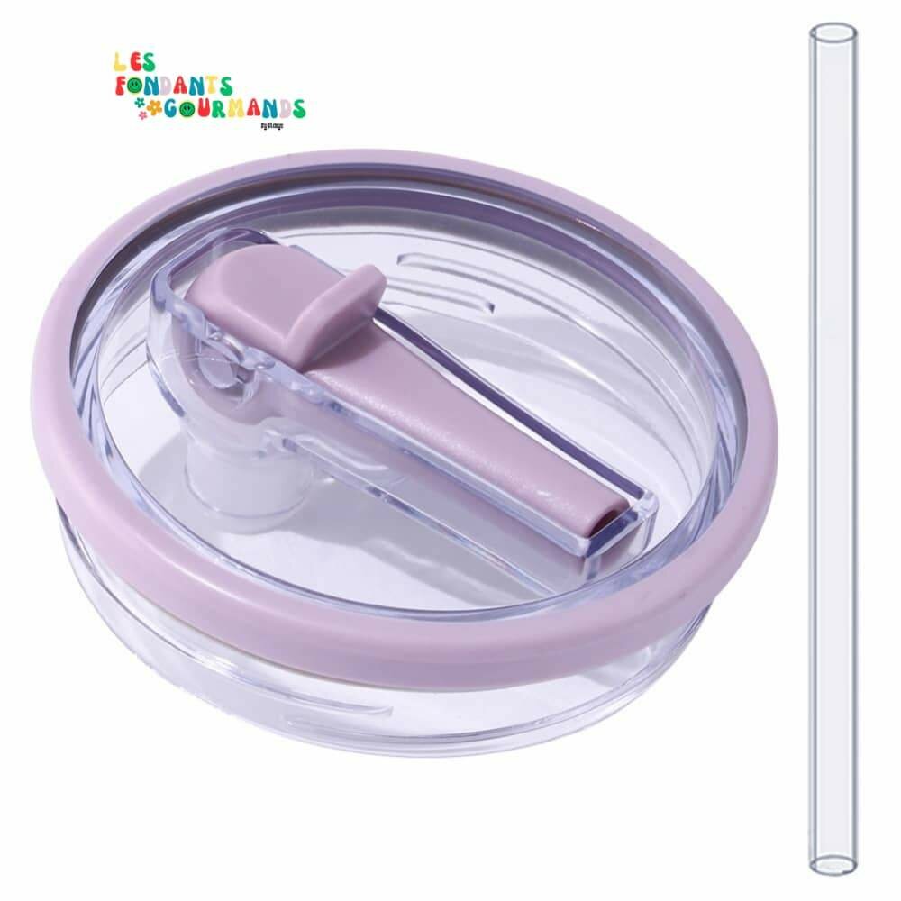 Couvercle hermétique avec paille