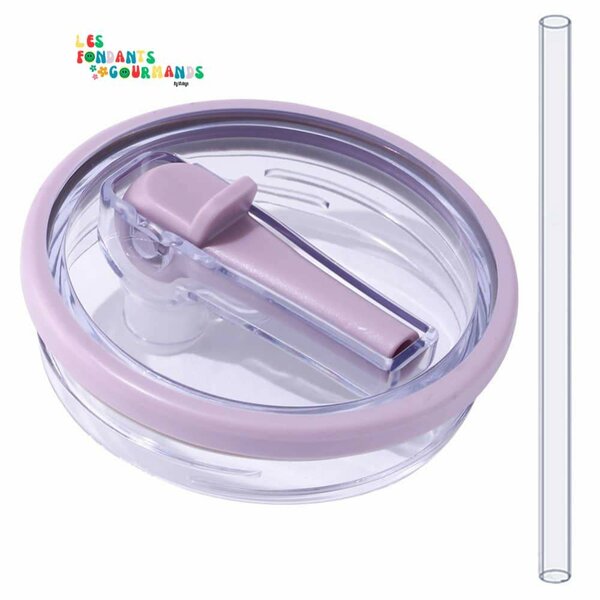 Couvercle hermétique avec paille