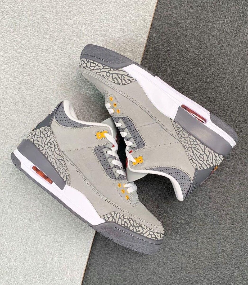 Baskets tendance en cuir gris