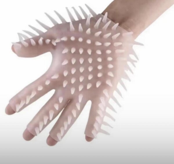 Gant de massage en silicone