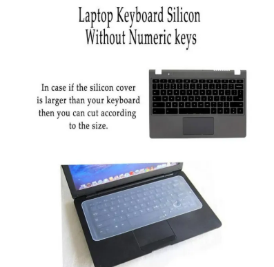 Laptop Keyboard Silicon Cover Transparent