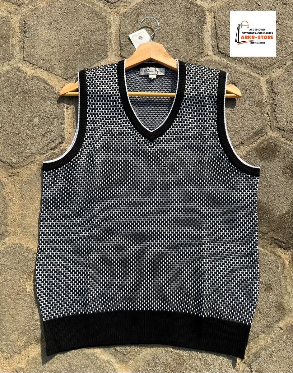 Gilet en maille pour homme