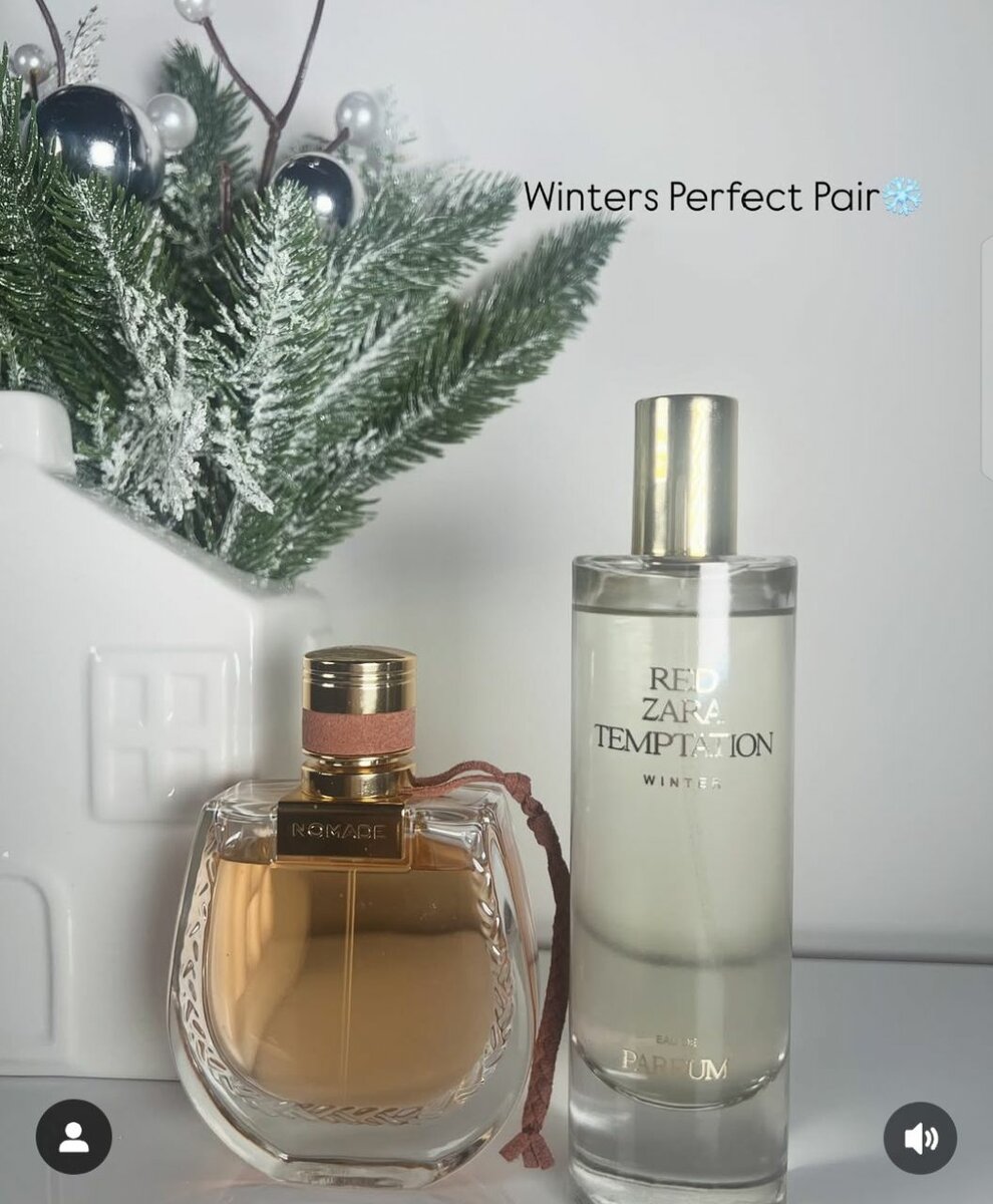 Red Zara Temptation Winter Edp 80 Ml