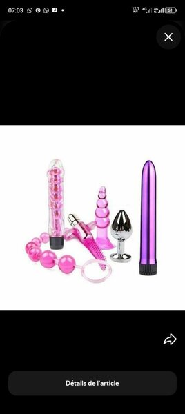 Lot de plug anal tout genre