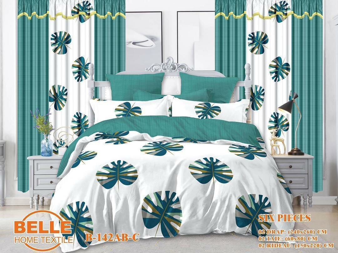 Draps et rideaux (6 pieces)