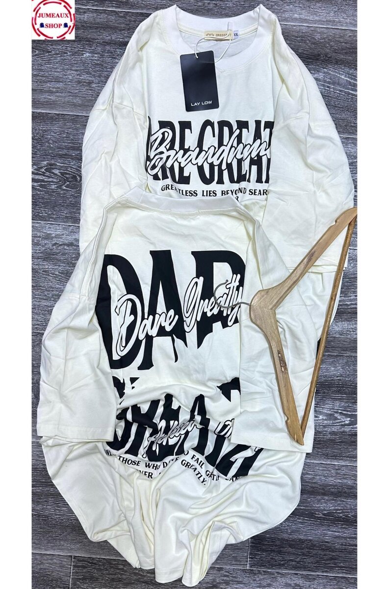 T-shirt moderne en coton