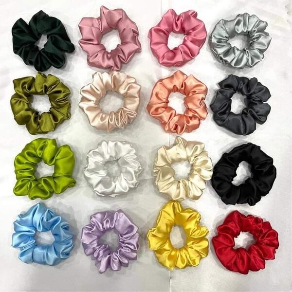 Chouchous Satinées Multiples Couleurs