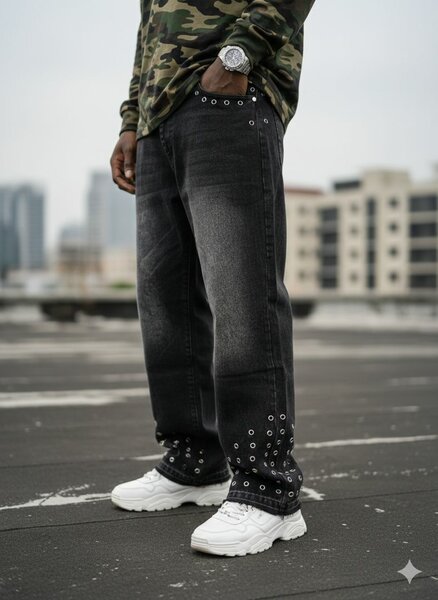 Jean noir style urbain