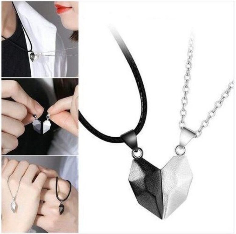 Collier Couple Magnétique 2 pièces