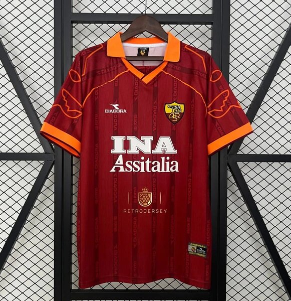 Maillot rétro AS Roma Diadora