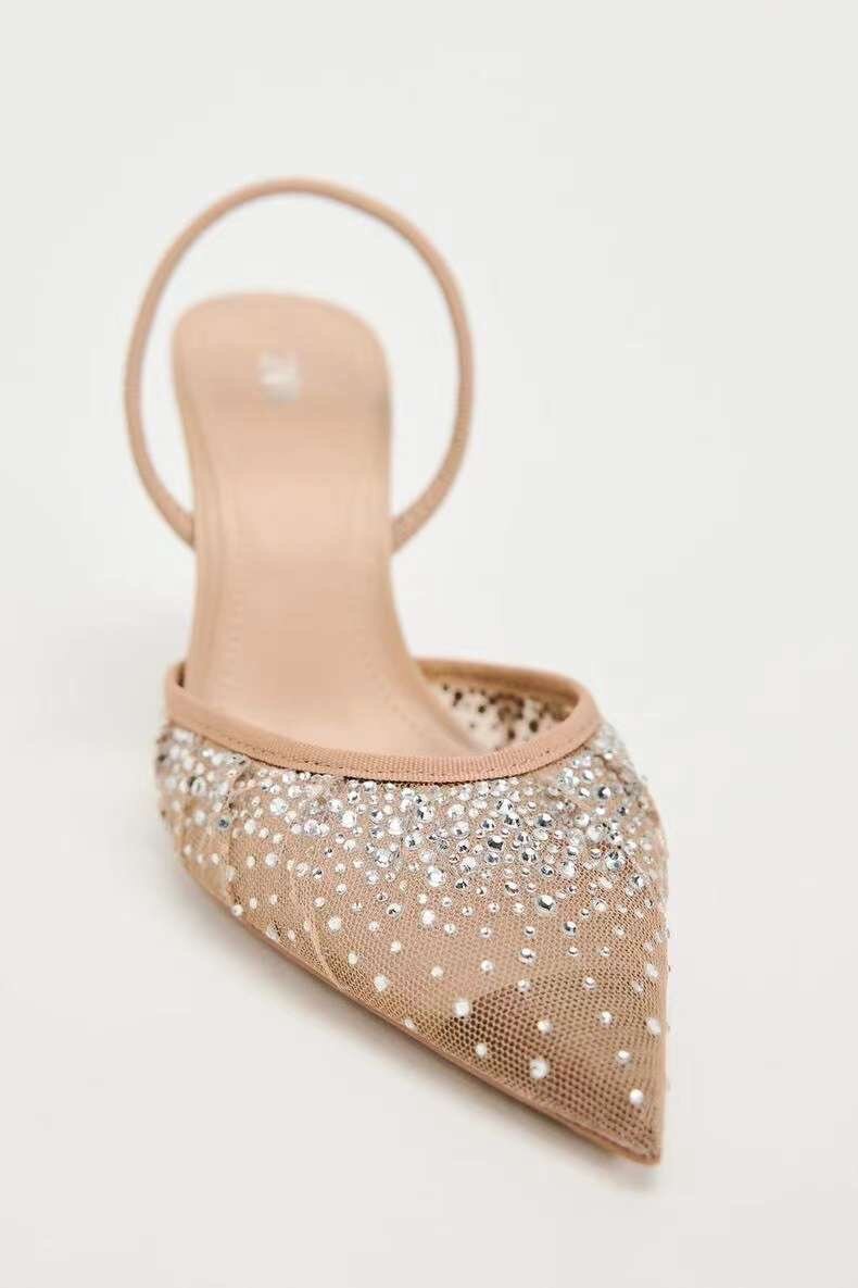 Nude bridal / occasion shoes