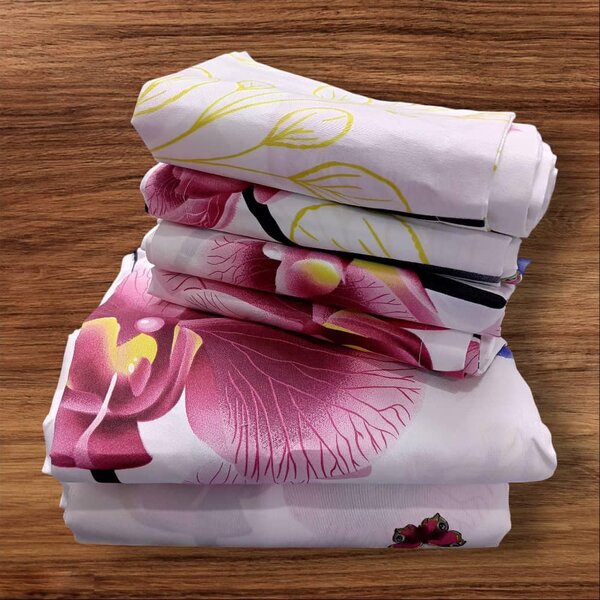 set includes 2 bedsheets and 4 pillowcases