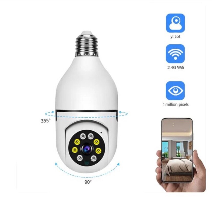 E27 bulb Security Camera