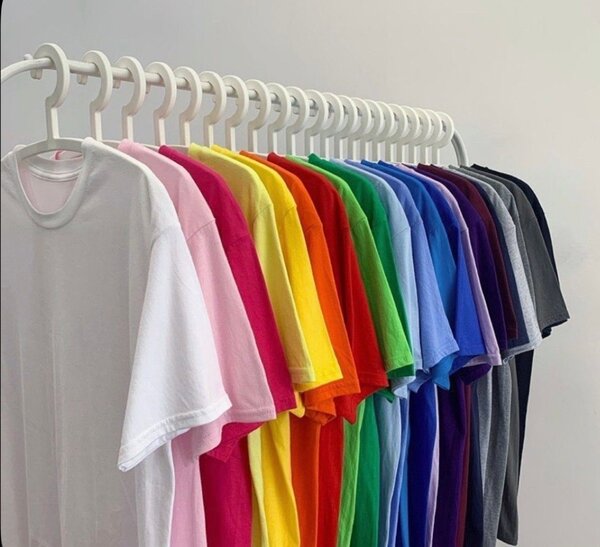 T-shirts colorés unisexes
