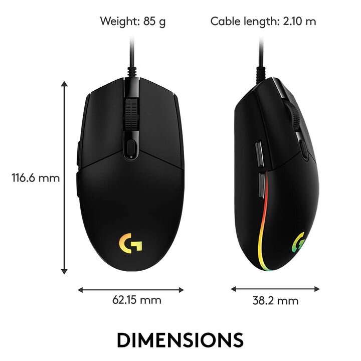 Souris gaming Logitech G102
