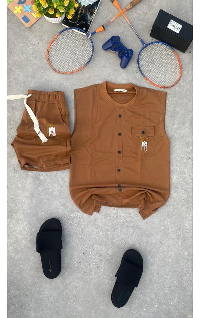 Ensemble Décontracté Sans Manches