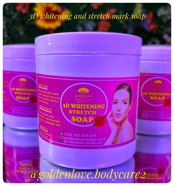 3D whitening and stretch mark soap