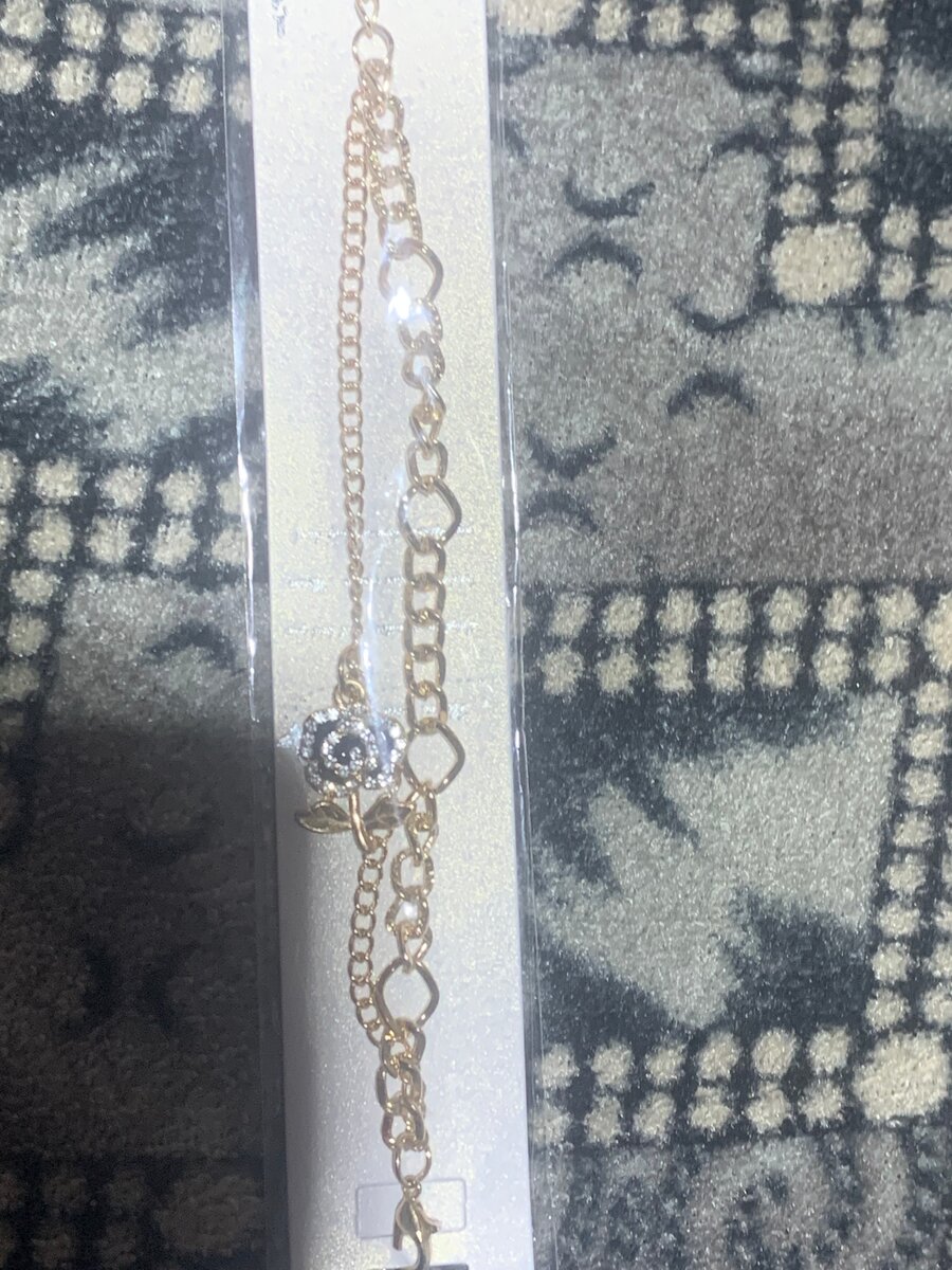 Bracelet chaîne dorée cœur